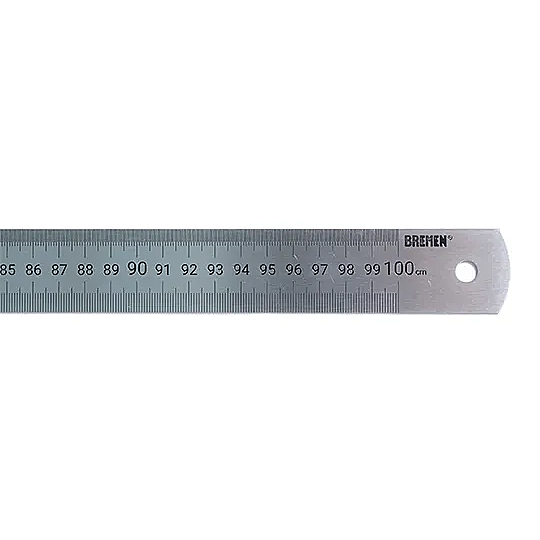 Regla Metalica inox 100 cm Bremen 7400