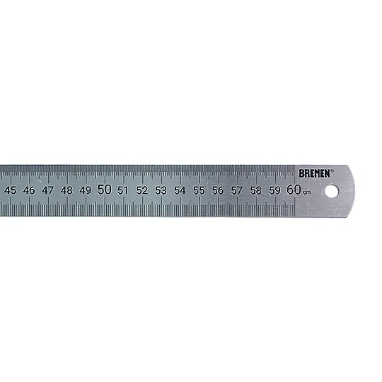 Regla Metalica Inox 60 cm Bremen 7399