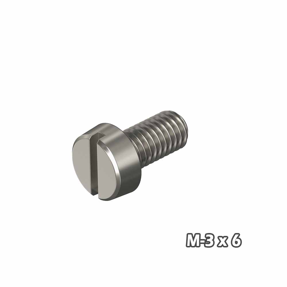 Torn c/cil Zinc M3 x 6