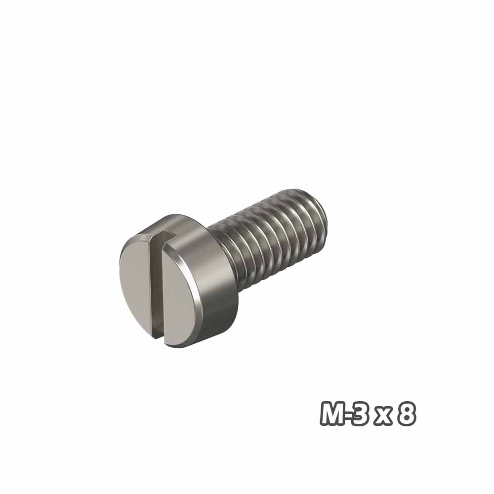 Torn c/cil Zinc M3 x 8