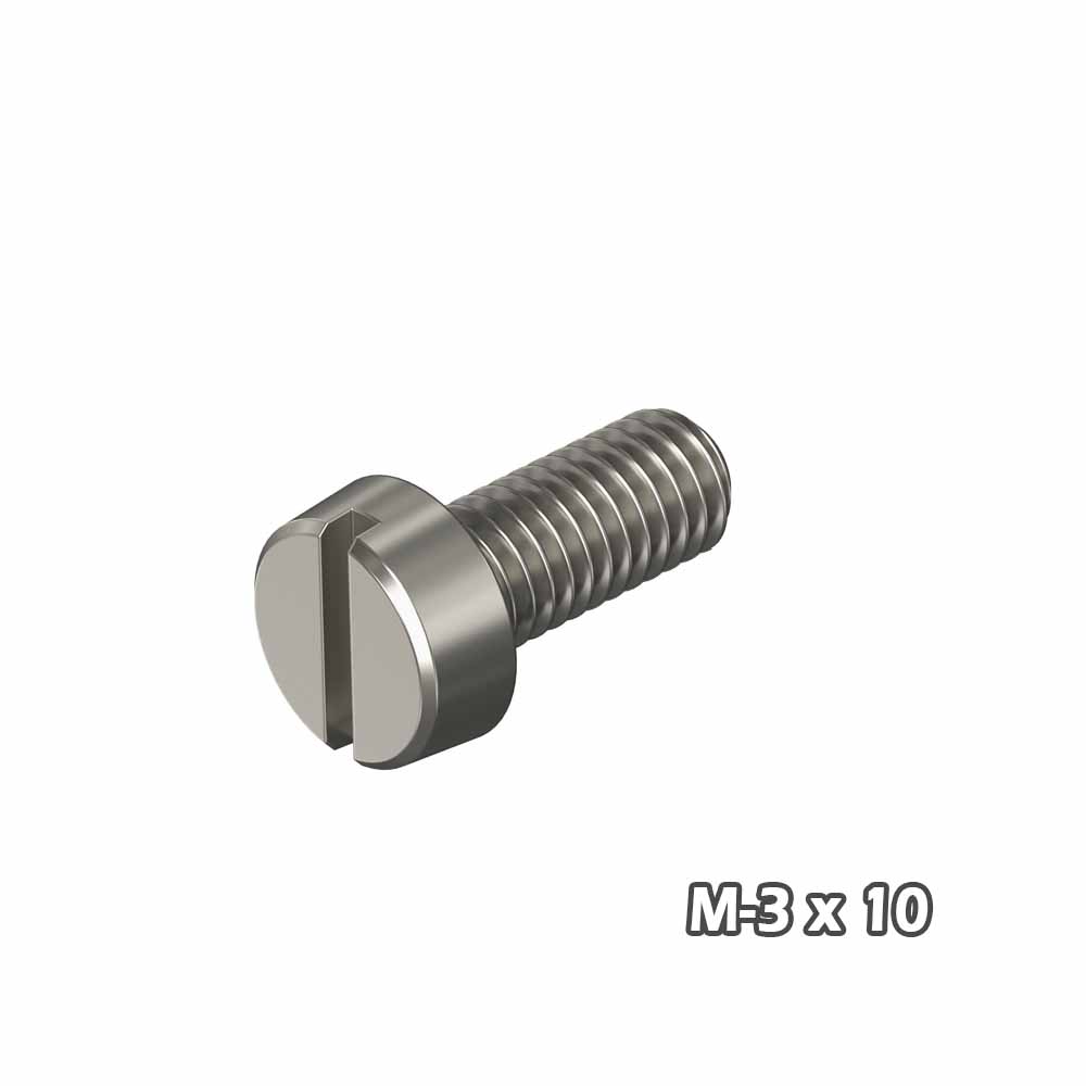 Torn c/cil Zinc M3 x 10