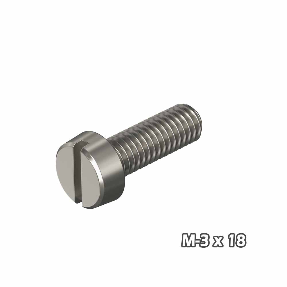 Torn c/cil Zinc M3 x 18