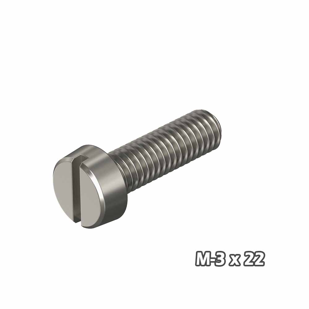 Torn c/cil Zinc M3 x 22